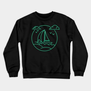 Sail boat Crewneck Sweatshirt